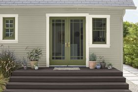 Painted home exterior doors