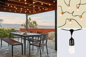 Composite of Outdoor String Lights