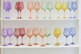 colorful wine glasses