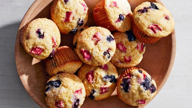 blue-barb corn muffins