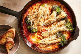 broccoli-and-chickpea parmesan