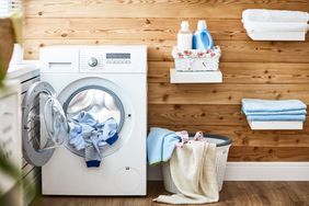 Washing machine with basket