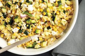 Corn and Zucchini Orzo Salad