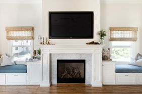 fireplace benches