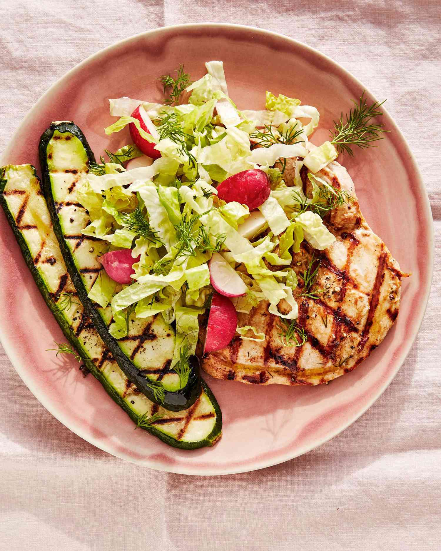 Grilled-Chicken-and-Zucchini Salad