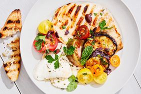 Grilled Chicken-and-Eggplant &quot;Caprese&quot;