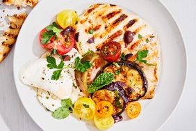 Grilled Chicken-and-Eggplant "Caprese"