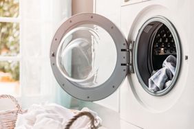 Modern Dryer in home laundry room