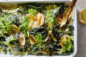 kale salad with apples