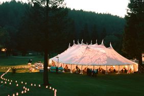 wedding reception tent