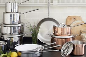 Cookware on a table