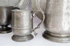 Vintage pewter mug