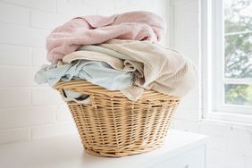 Piled up laundry