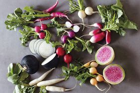 Assortment of radishes