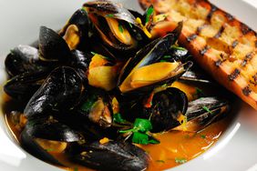 steamed mussels