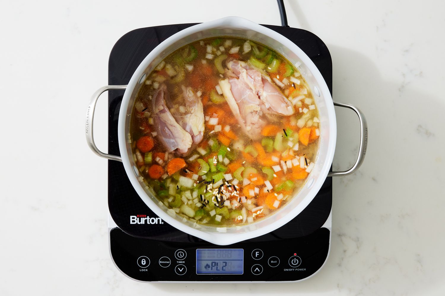 Step 2a Chicken and Wild Rice Soup