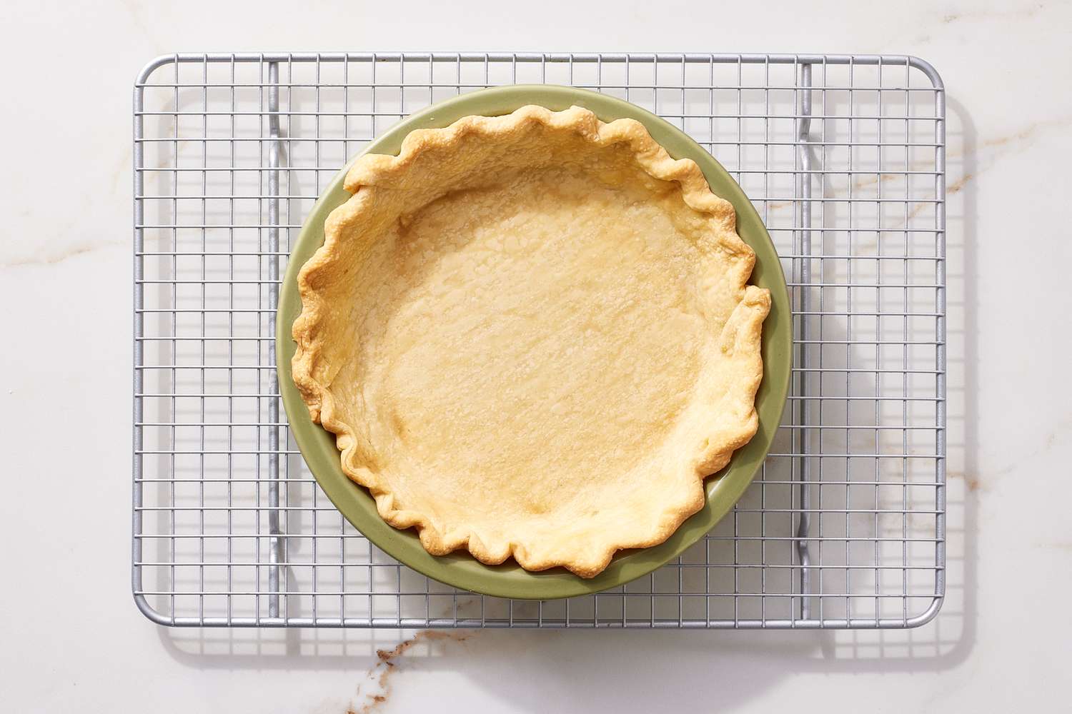 Let Pie Crust Cool for Quiche