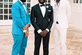 porsha terry wedding jamaica guests suits