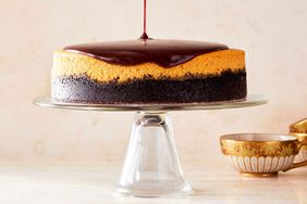 pumpkin chocolate cheesecake