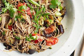 Soba Salad with Grilled Eggplant and Tomato