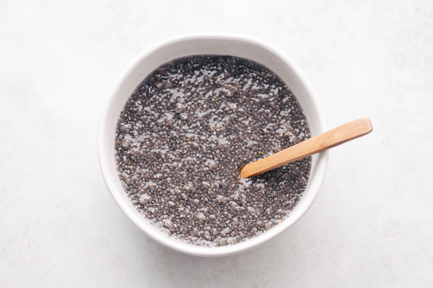 Soaked Chia Seeds - soaking