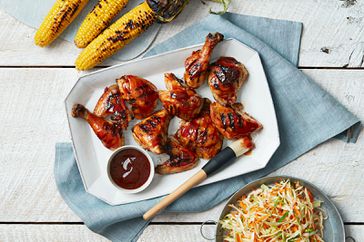 grilled chicken with bbq sauce