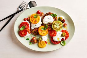 tomatoes with lightly whipped cream