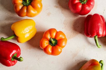 Various bell peppers 