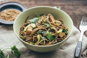 Noodles in a bowl