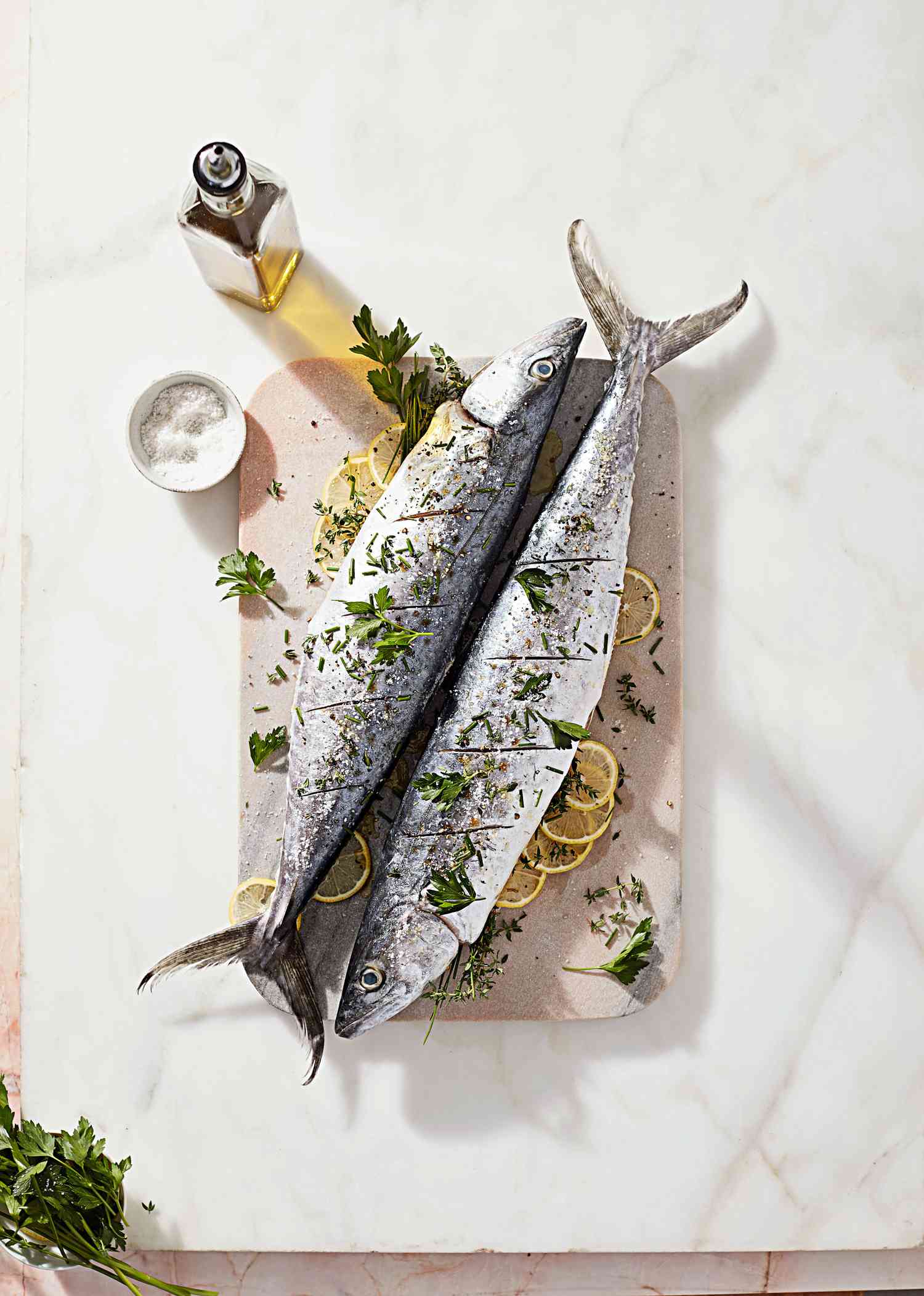 whole roasted mackerel